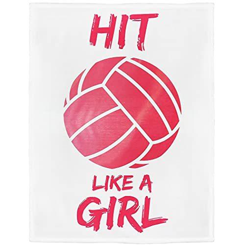 Sports Volleyball Printed Flannel Blanket Sheet Bedspread Nap Blanket Blanket