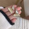 Premium butterfly stud earrings~ ins light luxury simple temperament earrings women's new niche design earrings