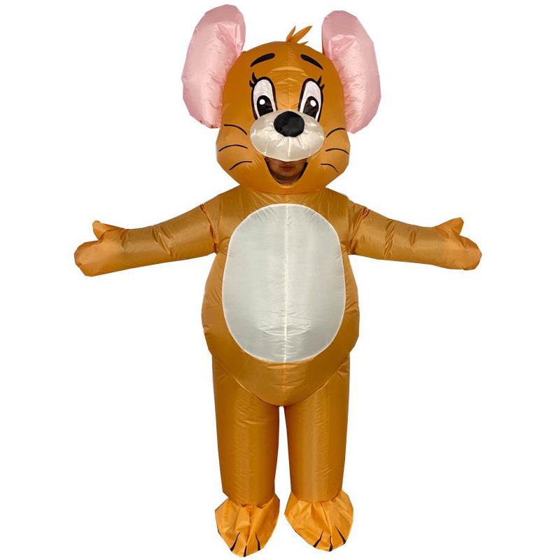 Cross-Border Halloween Cat Cosplay Inflatable Costume One Size