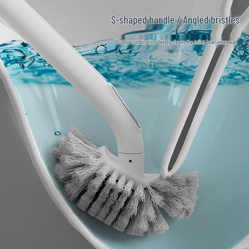 Dapeng Wall-Mounted Toilet Brush, No Dead Corners, Long Handle Bathroom Cleaner, New Model Scrubber