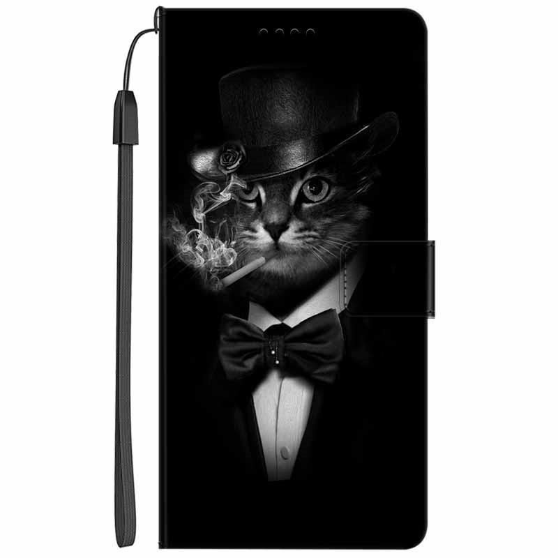 Leather Book Cover For Xiaomi Poco C40 Case Wallet Flip Cat Coque For Xiaomi Poco X4 Pro 5G / M4 Pro 4G Case Protection X3Pro