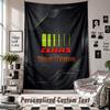 Wandbehang mit individuellem Namen & Text, CLAAS Dekorationstuch für Schlafzimmer