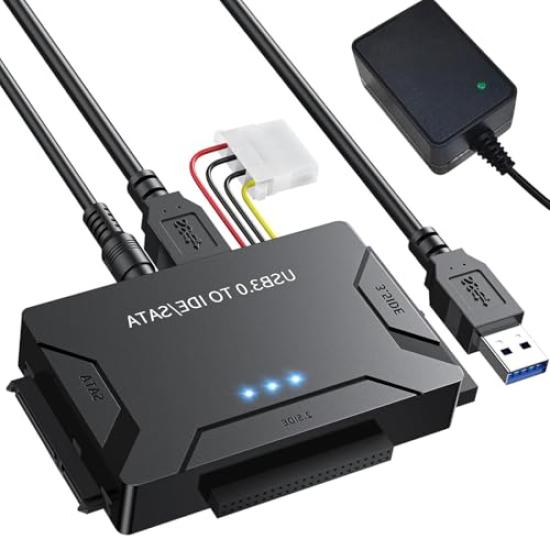 

Конвертер SATA на USB SATA на IDE USB Підтримує та Оптичні Приводи до Передачі Даних для Windows UASP Швидкість 5 Гбіт/с Кабель, Адаптер, 2.5 /3.5 HDD,