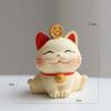 Shake Head Lucky Cat Car Decoration Waving Arm Car Fortune Cat Ornament  Home Decor