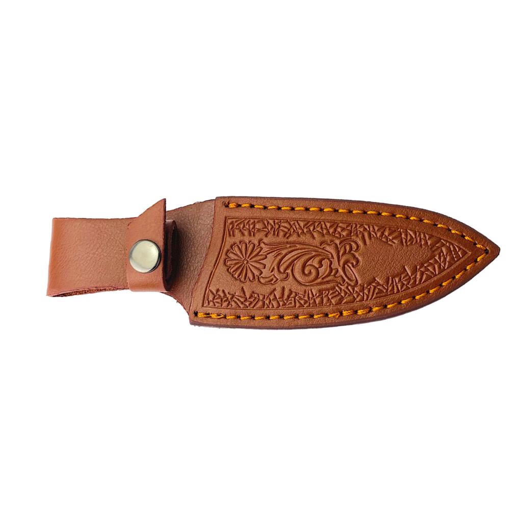 Convenient Kitchen Tool Storage Bag Stylish Leather Knife Storage Case Practical Leather Sheath Belt Scabbard Pocket