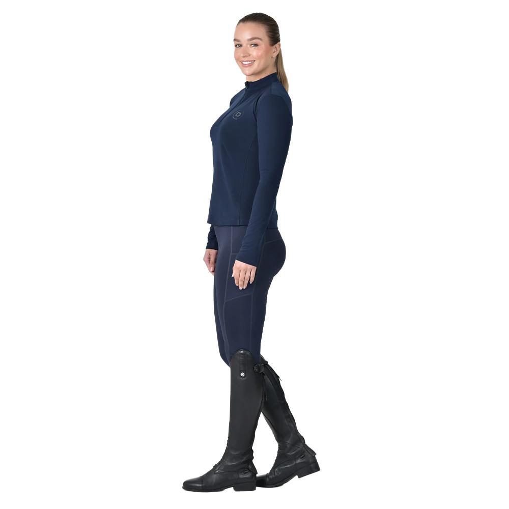 DUBLIN Womens/Ladies Brushed Long-Sleeved Riding Top