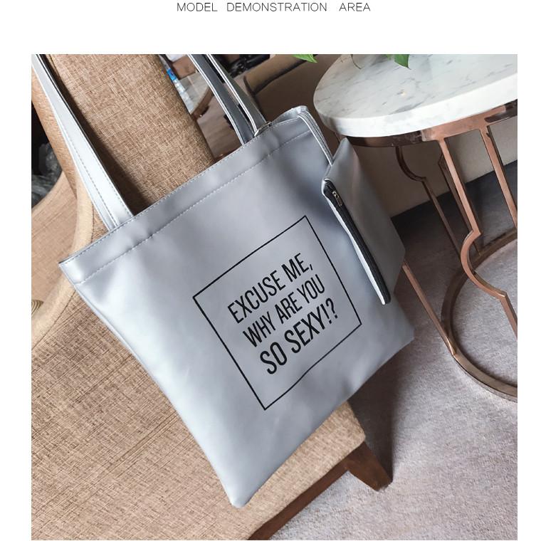 Art Style Pu Leather Handbag With Open Top And Soft Handle For Women