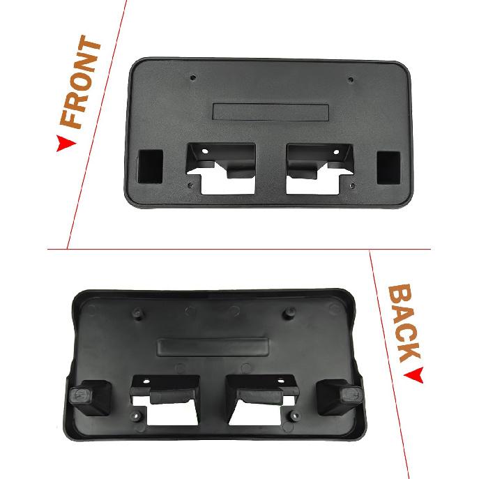 Front License Plate Frame for GMC Sierra 2500 HD 3500 HD 2024 2025 2026 Front Bumper License Plate Holder Mounting Bracket Cover Replace# 85650574