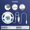 Clearhill Motion Sensor LED Strip 2M Warm White 8mm 320 USB for Staircases Lights, Length, 3000K, Width, LEDs/M, Powered, Non-Waterproof IP20, 5V,