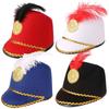 Klä Upp Marschbandshatt Vintage Riddare Trumslagare Hatt Snygg Hatt Uniformshatt Halloween