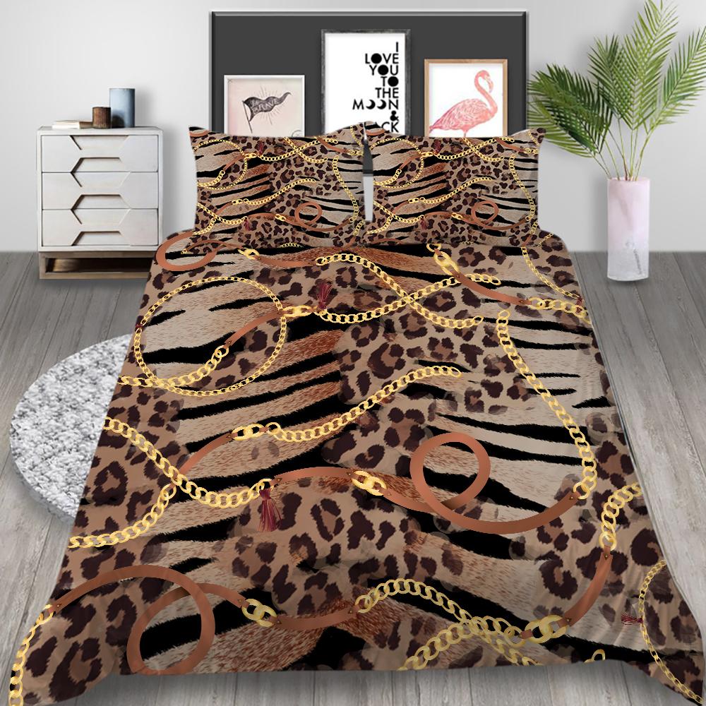 3D Digital Printing Luxury Home Bedding Set Bedroom Duvet Cover Home Bedding Set Single/Double Bed Home Decoration