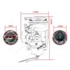 New Carburetor for 1987-2007 Kawasaki KLR650 15001-1315 15001-1327 15001-1368
