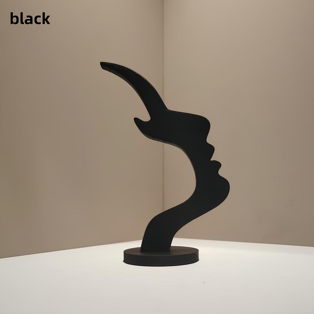 1PC  Modern Minimalist Side-mounted Eyeglasses Frame, Unique Curved Design, Stylish Eyeglasses Storage Rack, Desktop Ornament.