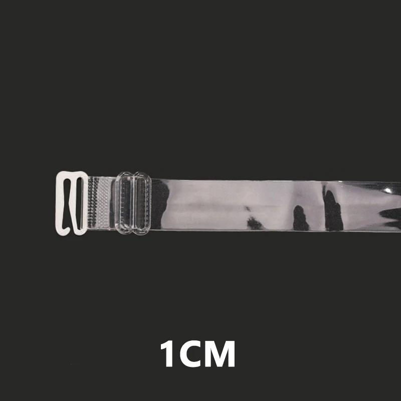 Clear Bra Straps Transparent Invisible Detachable Adjustable Silicone Women's Elastic Belt Intimates Accessories