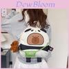 Cartoon Capybara Backpack For Kids With Breathable Material And Cute Animal Design
