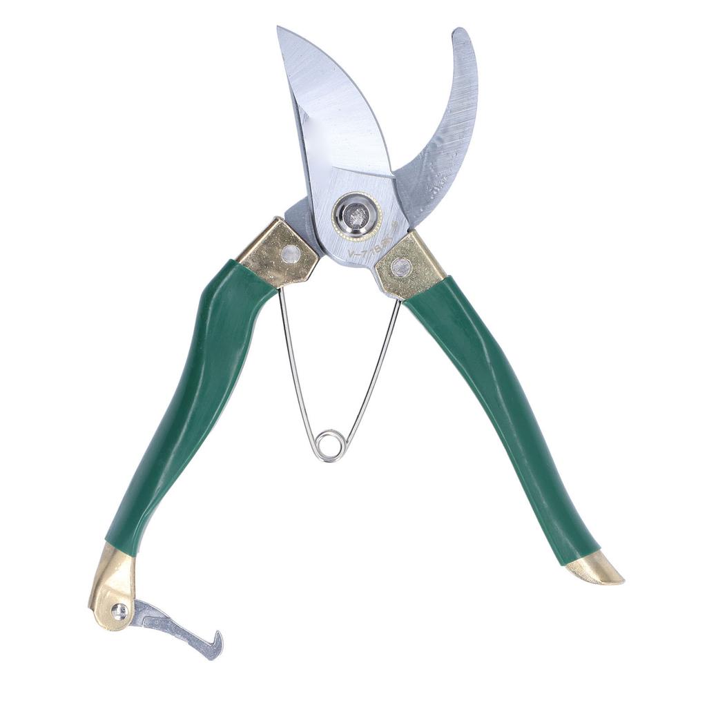 Garden Pruning Shears Labor Saving Branch Trimming Scissors Carbon Steel with V Shape Spring for