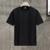 Clearance Summer Heavyweight Solid Color Short-Sleeve T-Shirt for Men, Round Neck, Loose Fit, Unisex Couple Casual Half-Sleeve Base Shirt