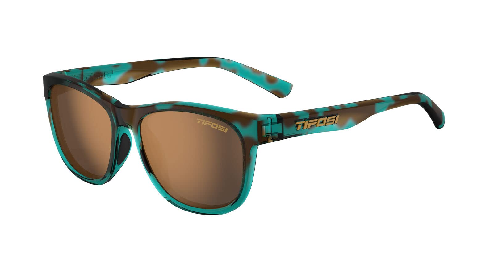 

Tifosi Swank Twin Retro Casual Lens Brown 1500505450 Full-Frame (Blue Confetti, Polarized)