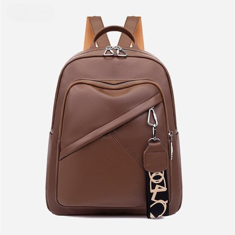 New Stylish and Simple Women's Soft Leather Backpack