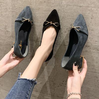Damen Sommer-Schuhwerk Niedriger Absatz Elegante Schuhe für Frau 2024 Spitzschuh Schwarz Quadratische Absätze Y2k Beau Today Echte Marke Kleid E