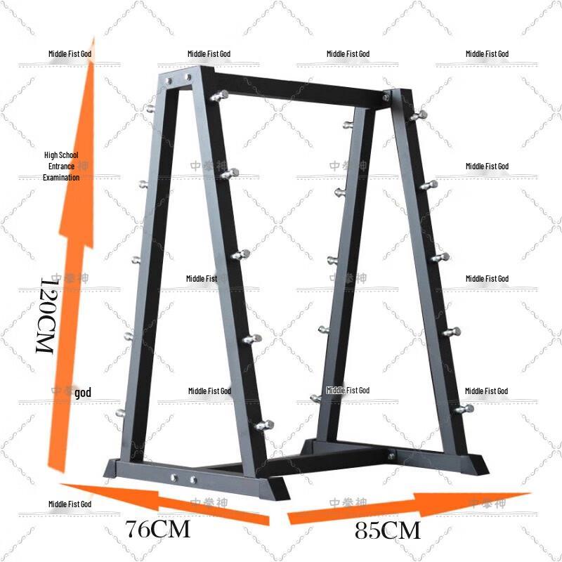 Zhong Quanshen Fixed Rubber-Coated Barbell
