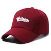 Vintage Letter Embroidery Baseball Cap Outdoor Breathable Peaked Caps Gifts