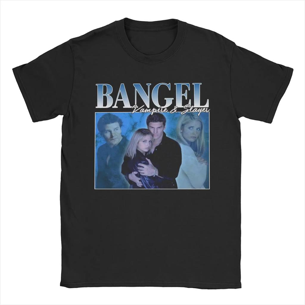 Buffys The Vampires Slayers Spike T Shirts Tee Womens Unisex Cotton Summer Harajuku Oversized Novelty Perfect for Buffys Lovers