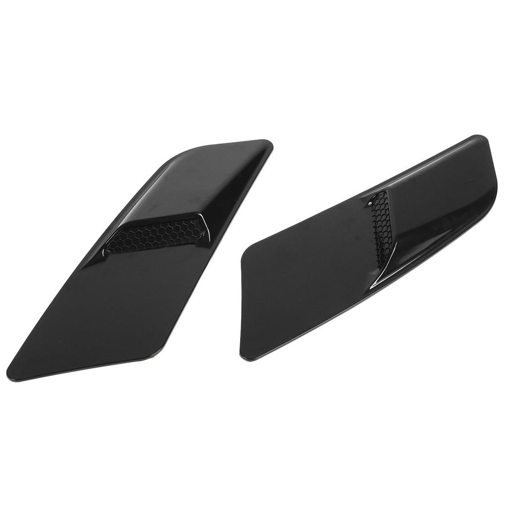 2 Pcs Engine Bonnet Air Vent Cover Front Bonnet Decoration Replacement for Ford Mustang 2015 To
