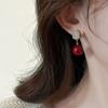 Zircon Pearl Ear Clips, Mosquito Coil Disc, New Popular Temperament Earrings, Women's Niche High-end Sense, Simple and No Ear Piercings.