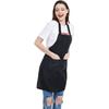 Modern Minimalist Adjustable Polyester Tie-Back Apron - Solid Color for Work