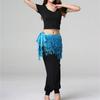 Halloween Dance Performance Costume Sequins Fringed Hip Towel Beads Waist Chain Waist Towel