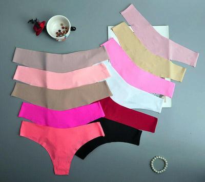 Sexy Ladies Ice Silk stringi Bezszwowa bielizna Bielizna bikini