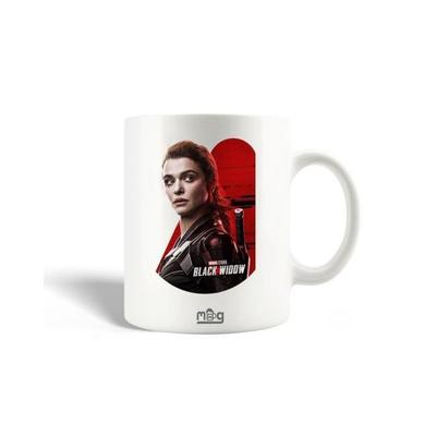 Keramiktasse - MANIACASE - Black Widow Melina Vostokoff - 30cl - Spülmaschinenfest - Weiß