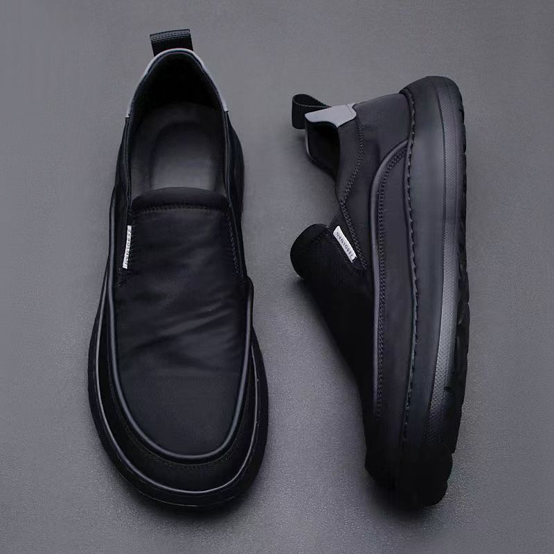 Modische Herren Atmungsaktive Canvas Slipper Herbst Leicht Bequem Lässige Sneaker Rutschfeste Sohle Tägliches Gehen Outdoor Loafer
