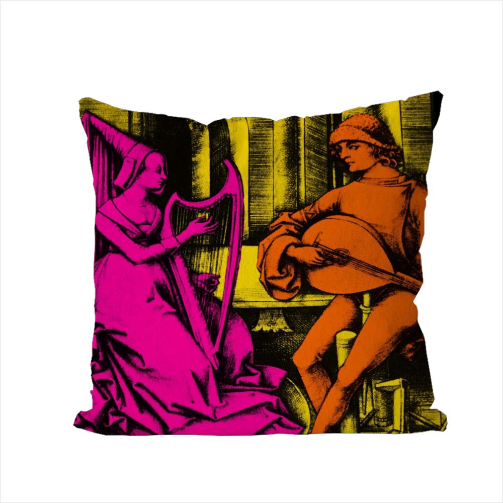 TV Girl Pillow Case For Car Sofa Decorative Home Doublesided Print Plush Square Throw Pillow Cushion Cover