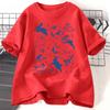 Bunnies In Space T Shirt Funny Bunny Tshirt Oversized Graphic Retro Tshirt Unisex WOMEN Sportswear Tops Tees Short Sleeve Clothes