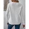 EastRogue Summer Solid Color Hollow Casual Shirt T-shirts & Long-sleeve Tops