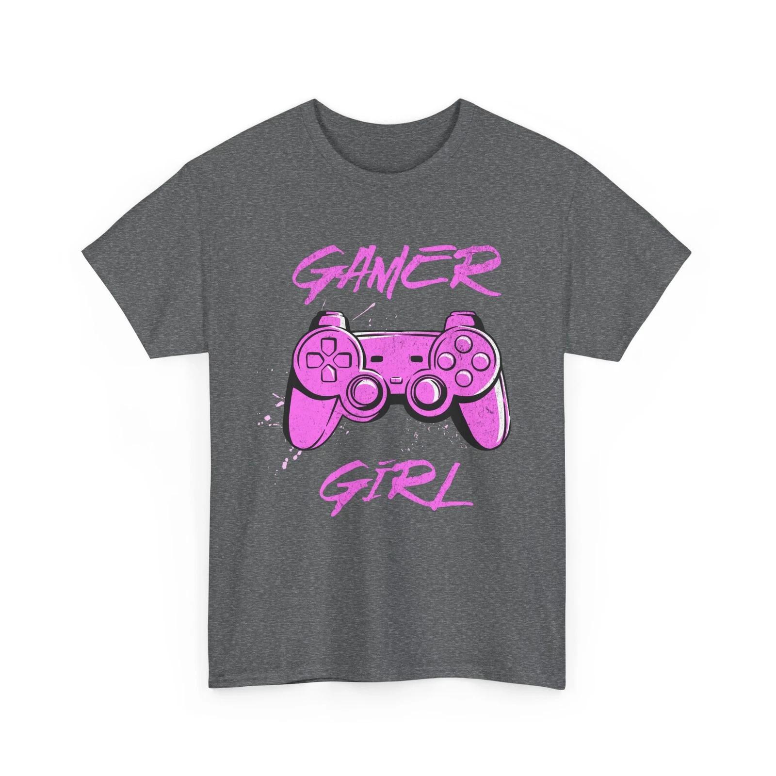 

GAMER GIRLS CONTROLLER ART Tshirt TEE GIFT WOMEN GIRLS PINK TEENS SHIRT CONSOLE XL