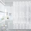 Qianyu Punch-Free Waterproof Shower Curtain Set