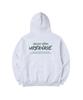Design Studio Logo Oversized Hoodie_White Melange