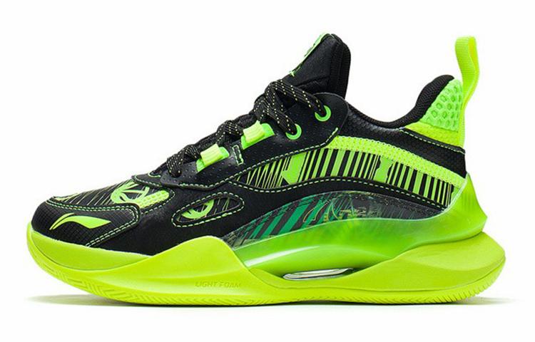 Li Ning YOUNG Avant Garde Ling TEAM 2.5 Comfortable Abrasion Resistant Mid top Children s Basketball Shoes YKBS050-17 42