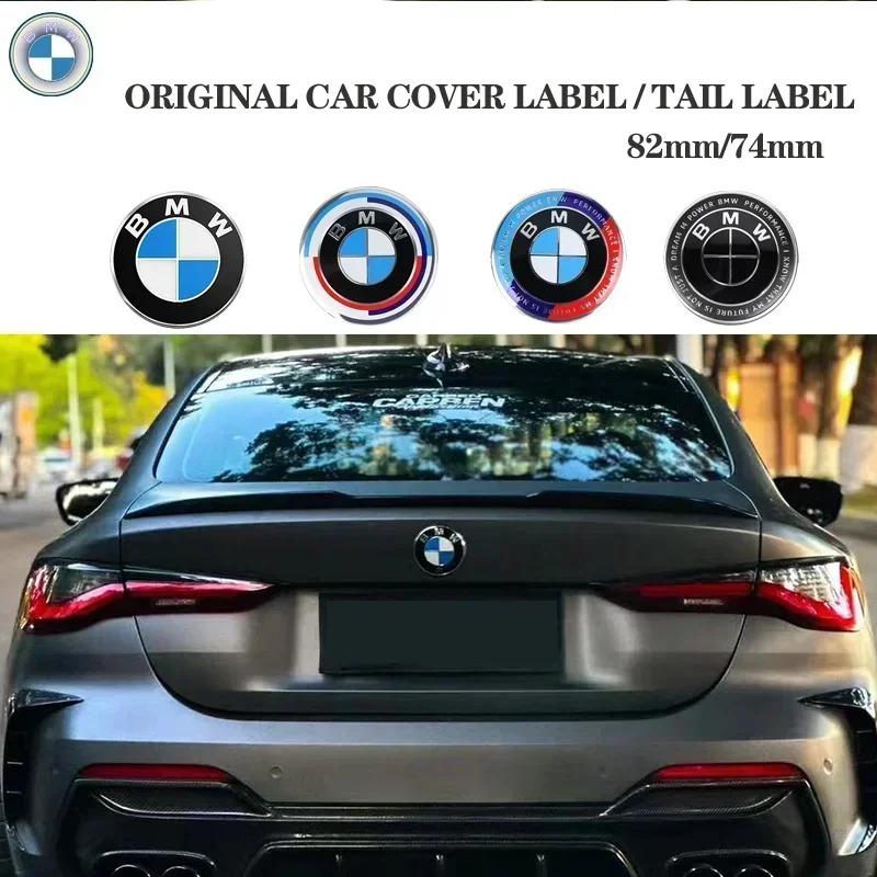 MLKQ6 Car Front Hood Emblem Logo Rear Trunk Badge for BMW E36 E46 E53 E90 E60 E61 E93 E87 X1 X3 X5 X6 F30 F20 F10 Z3 Z4 X1 X3 X5 M4 M8