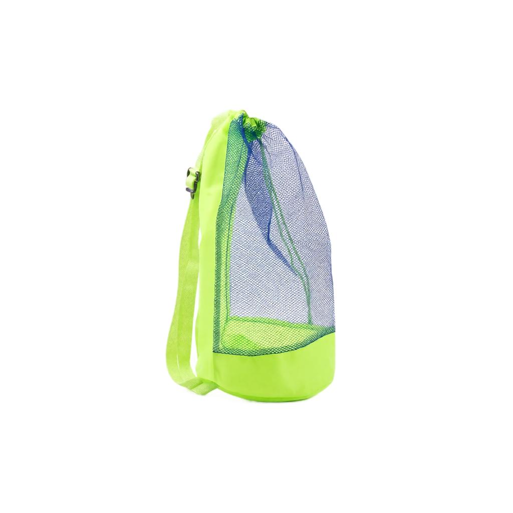 Foldable Mesh Beach Toy Bag for Kids, Toy Storage - Quick Pickup Net Bag for Outdoor Play, Beach, , Travel