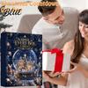 Educational Holiday Countdown for Family Day Box Calendar 24 Christmas Advent with Gift 2D Acrylic