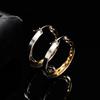 Simple Design New Arrival Stainless Steel Earrings Gold and Silver Interlaced Women's Hoop Earrings  Daily Wearing Party Gifts