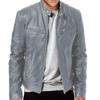 Mens  Autumn   Zipper Stand Windproof Leather Coat  Motorcycle Leather Jacket Slim Fit Short-Coat Lapel PU Jackets Mens Clothing 9XL