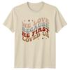 We Love Because He First TShirt Christian Boho
