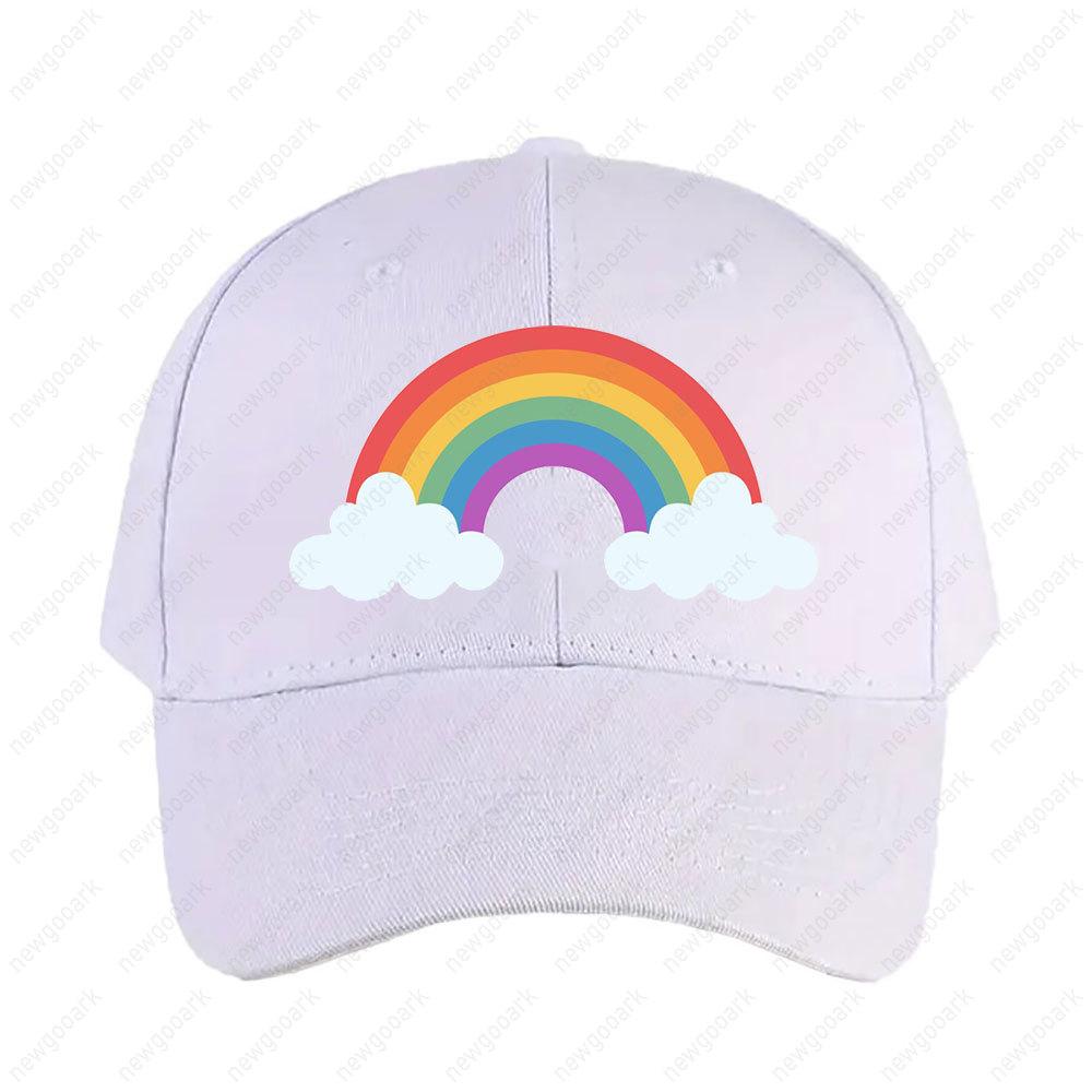 Pride Rainbow Cap Women Unisex Adult Casual Adjustable Printed Baseball Caps Trucker Cap