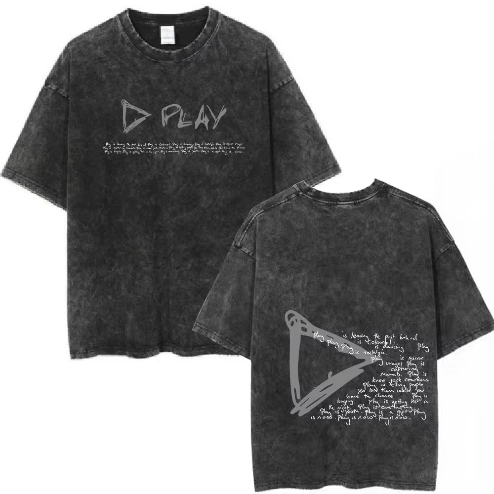 Ed Sheeran Loop Tour Australia and New Zealand Tour Merch Washed T Shirts Fans Gifts Men Women Fashion Cotton Cozy Tshirts