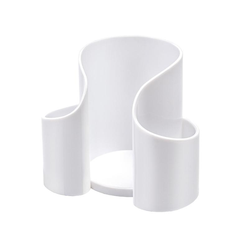 Space Saving Countertop Organiser For Cotton Swabs Floss Dispensing Bathroom Essential Storage Container